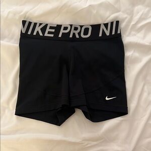 Nike Black Athletic Shorts Pro Style